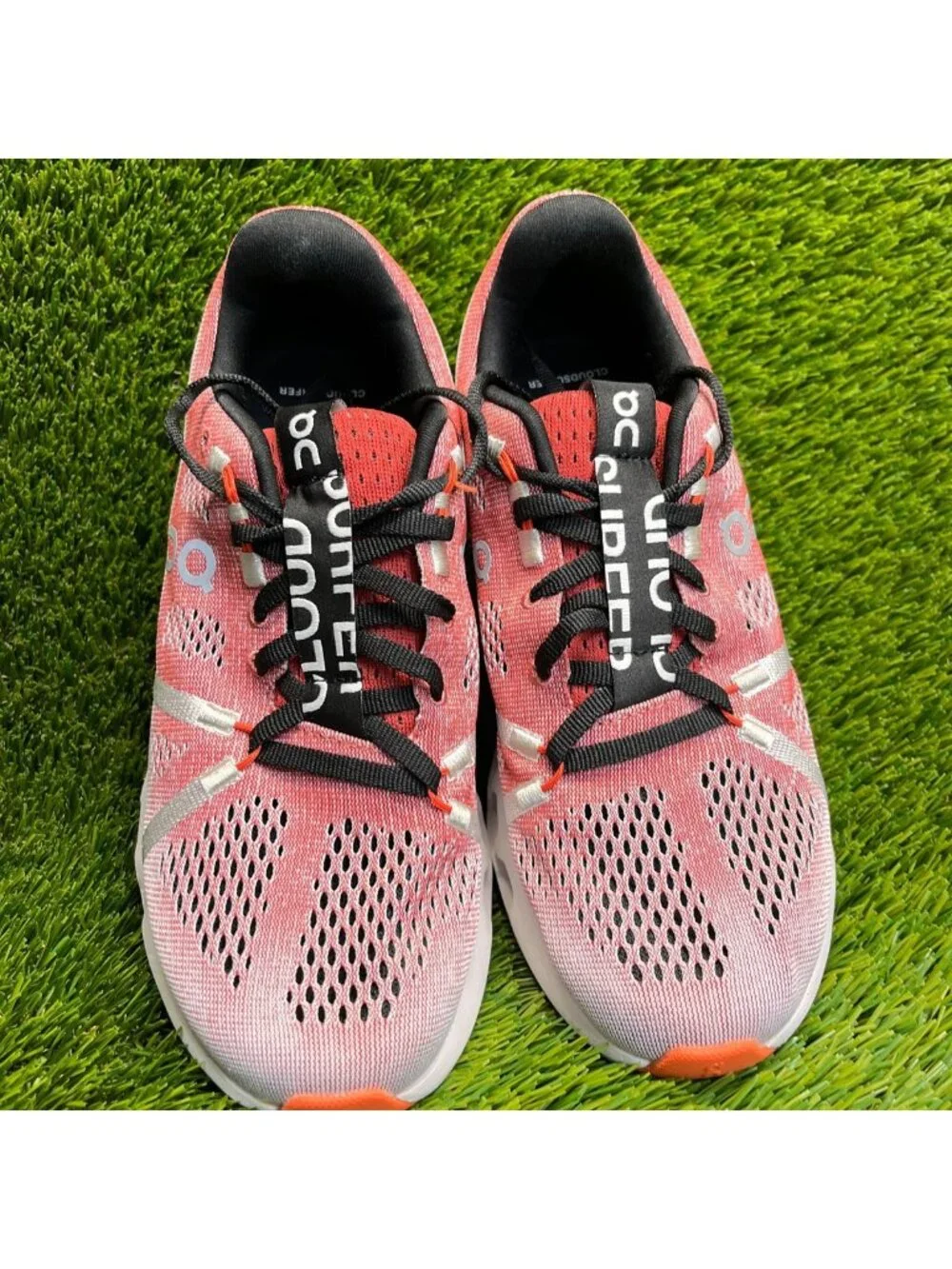 On Cloudsurfer Womens Size 7.5 Pink White Black Athletic Running Shoes Sneakers